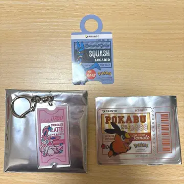 포켓몬 pronto 프로 드링크 식사 혜택 키링 덤 포함