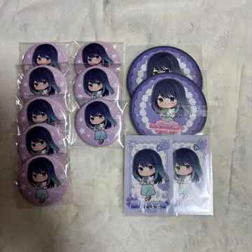 최애의 아이 스이파라 아카네 캔뱃지 코스터 특전 스티커