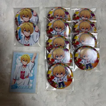 최애의 아이 아쿠아 스이파라 캔뱃지 특전 스티커