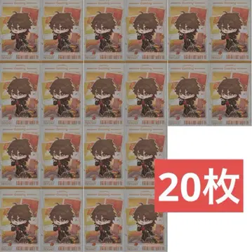 원신 팝업 테쿠테쿠 모험 시리즈 미니 포토 카드 가명 20장