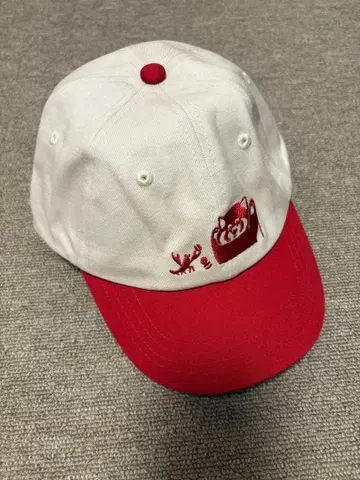 그라니프 도쿄 한정판 이카쿠 캡 화이트/레드