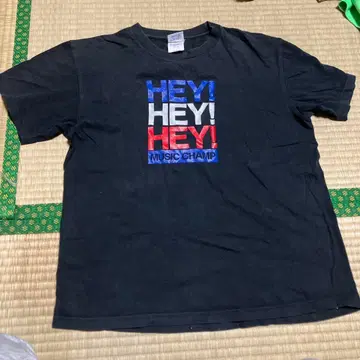 HEYHEYHEY MUSICCHAMP 로고 T셔츠 다운타운