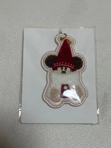 리루린린 빨간색 키체인 디즈니 크리스마스