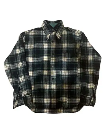 PENDLETON M 긴팔 셔츠 울 체크 빈티지 60s 그린
