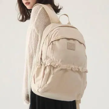 mellowneon 프릴 백팩 멜로우네온 아이보리