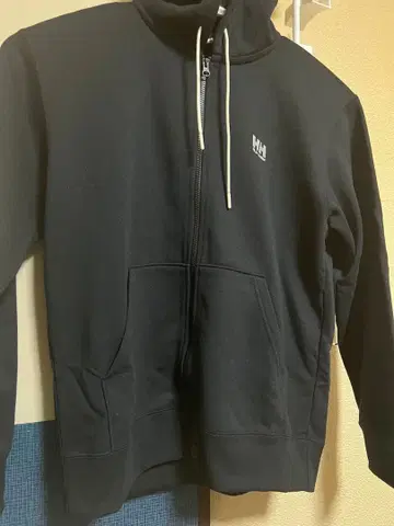 헬리 한센 블랙 풀 집업 후드티