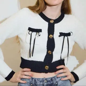epine piping ribbon 가디건