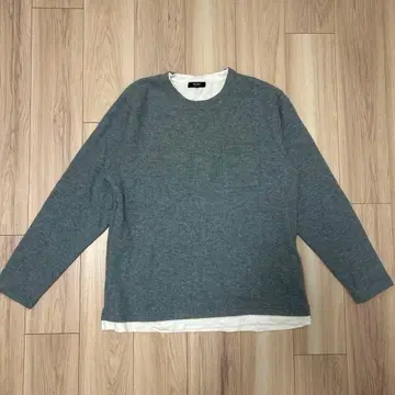 BEAMS HEART 레이어 디자인 니트