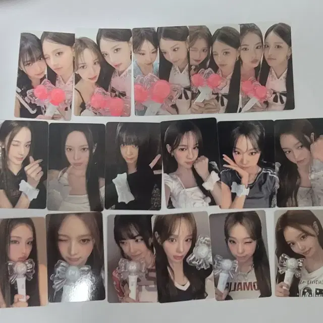 이즈나 응원봉 포토카드 일괄 양도