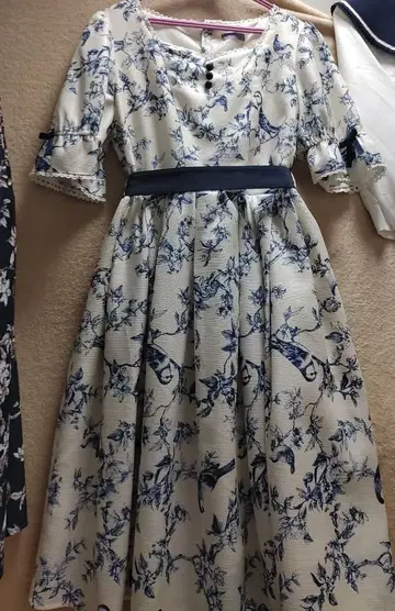 axes famm kawaii 카틀 오와지용 원피스 생지