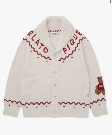 gelato pique 노르딕 숄 가디건