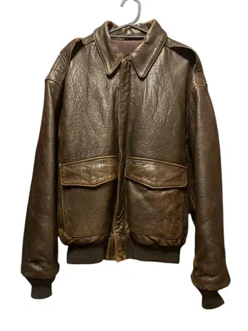 U.S ARMY A-2 플라이트 자켓 가죽 자켓 램 가죽