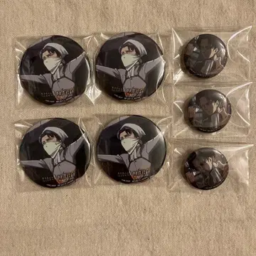 제일복권 진격의 거인 캔뱃지 리바이 묶음 판매