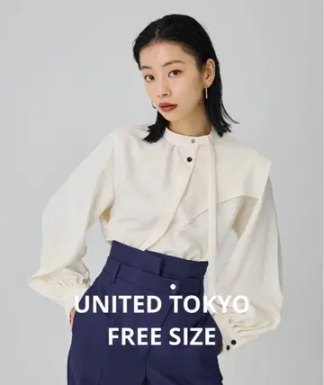 UNITED TOKYO 긴팔 블라우스