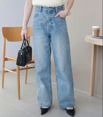 Discoat US 코튼 데님 스트레이트 팬츠 M