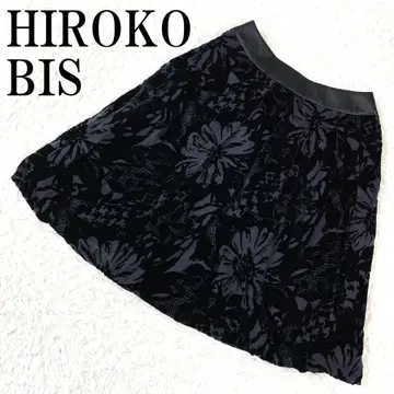 HIROKO BIS 히로코비스 플레어 스커트 블랙 9 B9429