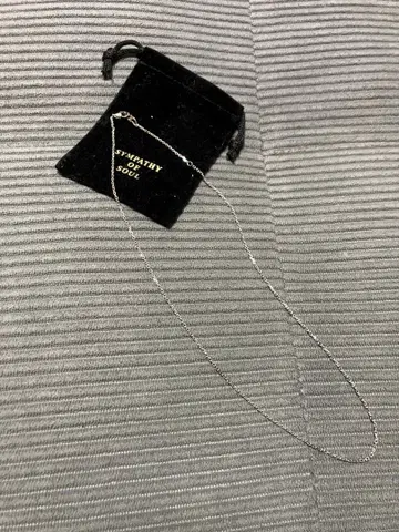 SYMPATHY OF SOUL 실버 목걸이 체인