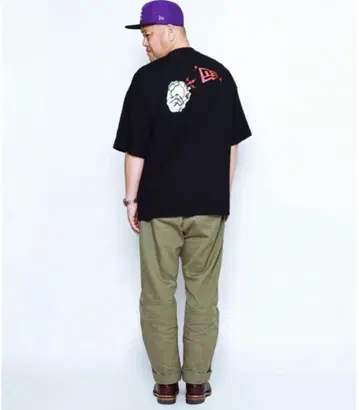 [ L 사이즈 ] NEW ERA x 쿠키 티셔츠 NE로고