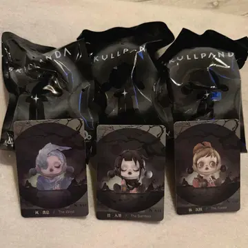 [ 묶음 판매 ] SKULLPANDA 피규어 3체 세트