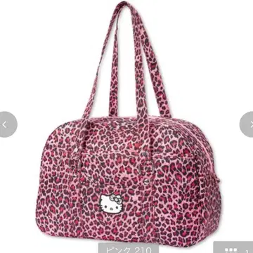 아베일 레오파드 무늬 키티 보스턴 백