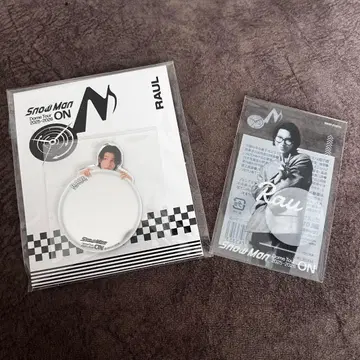 SnowMan 2025 ON 라울 클리어 스티커와 거울 스티커 세트