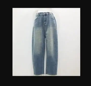 폴린 블루 스트레치 커브 데님