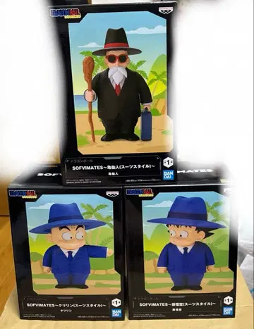 드래곤볼 SOFYMATES 피규어 3체 세트