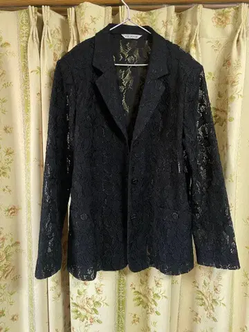 PO ROOK 포루크 블랙 레이스 자켓