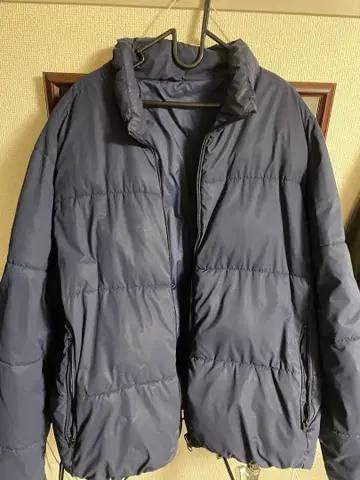 ZARA 네이비 다운 자켓