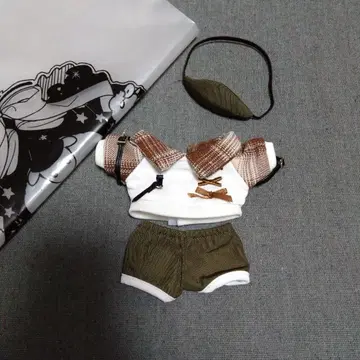 무속성 10cm 봉제 인형 의류 누이복