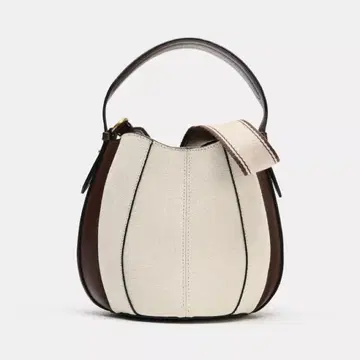 ZARA 스티치 버킷 백