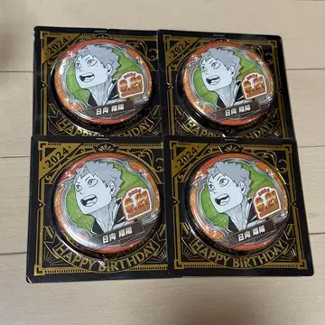 히나타 쇼요 하이큐 히나타 생일 캔뱃지 벌스데이 4개