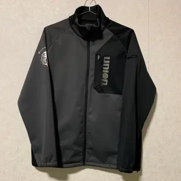 union 블랙 집업 자켓