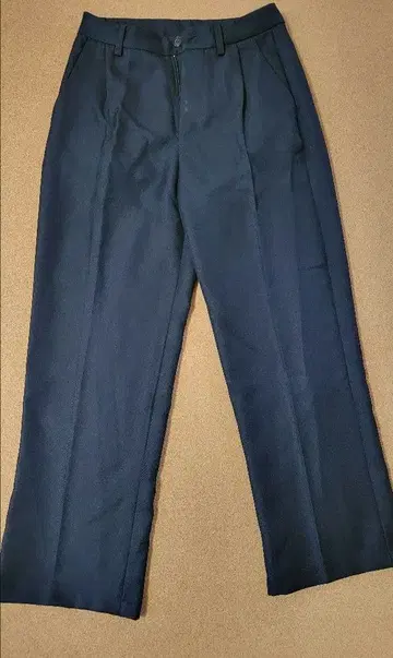 CONFIRM 2턱 스트레이트 팬츠 2 / 블랙 / L 사이즈