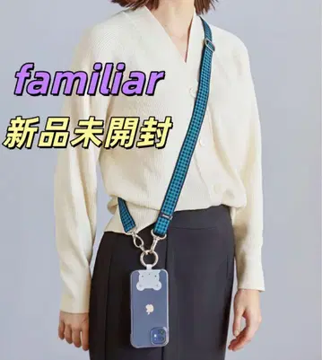 [ 미개봉 새상품 ] familiar 숄더 스트랩 파랑