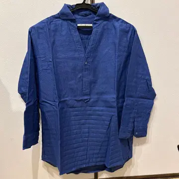 에디피스 셔츠 7부 길이 파랑