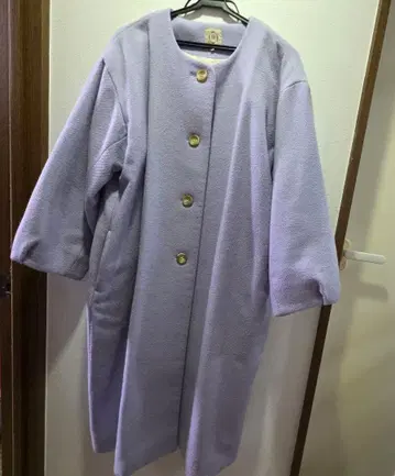 스카이블루 블루 롱 코트 사만사 모스모스 프리 사이즈 약간의 착용감 있음