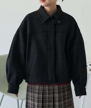 FREAK'S STORE 울 숏 블루종