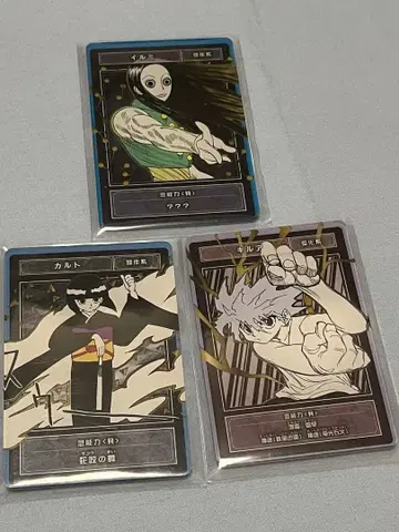 HUNTER x HUNTER 스탯 카드 키루아 이르미 컬트