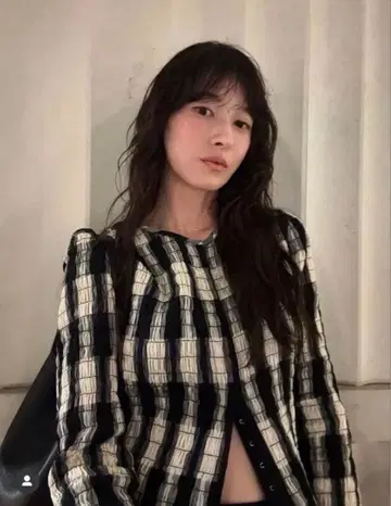 [ 새상품 ] CLANE SHIRRING DESIGN BLOUSE MIX