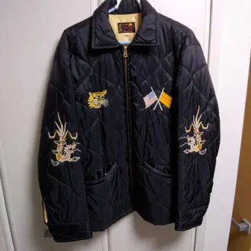 TAILOR 동양 베트남 자켓 스카잔 퀼팅 블랙 L 새상품급