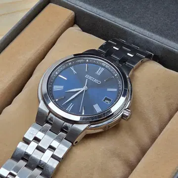 [ 작동품 ] SEIKO 세이코 손목시계 네이비 다이얼 x 화이트 바늘