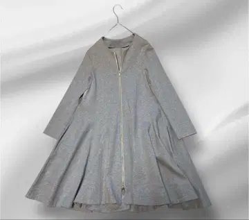 빅 사이즈 DUAL VIEW 스트레치 A 라인 지퍼 자켓 42