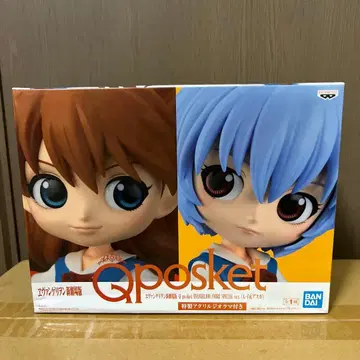 에반게리온 신극장판 Qposket 레이&아스카 특제 아크릴 디오라마 포함