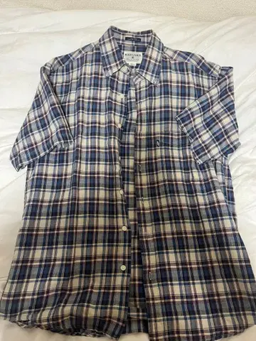 HARVARD 체크 무늬 반팔 셔츠