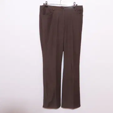 새상품급 자유구 지유쿠 팬츠 데님 치노 팬츠 스트레이트 브라운 L