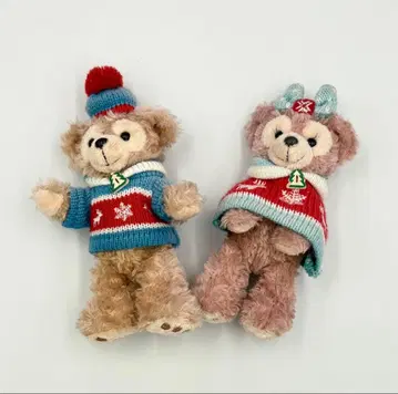 도쿄 디즈니 리조트 더피 셰리메이 인형 배지 세트