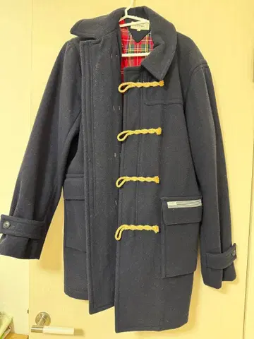 TOMMY 네이비 더플 코트