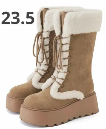 GRL 스웨이드 무스탕 레이스업 부츠 [zr1330] 그레일 카멜