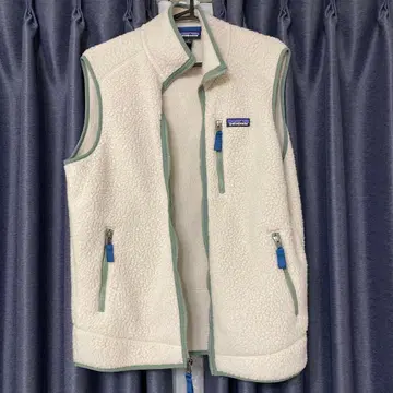 patagonia 플리스 베스트 M 화이트